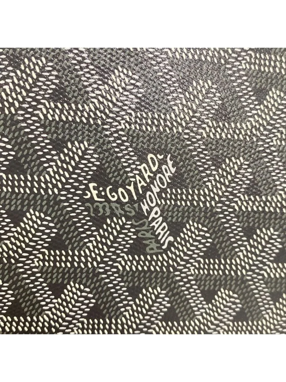 Goyard Clutch Sena Gray Dark White